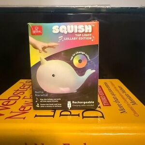 Globe Squish Tap Light Lullaby Edition - White
